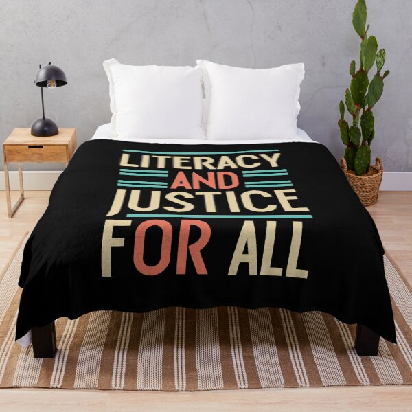 Item preview, Literacy And Justice For All designed and sold by every1luvstees.