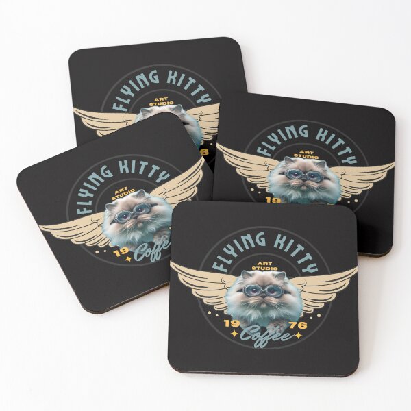 Item preview, Flying Kitty Coffee  designed and sold by HausKatz.