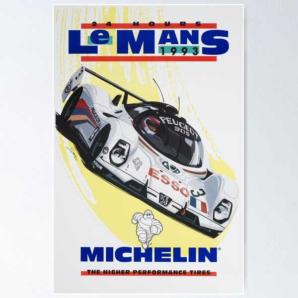 Item preview, le mans 24 hour car race 1993 designed and sold by soulsurferart.