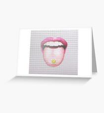 Taking acid Greeting Card