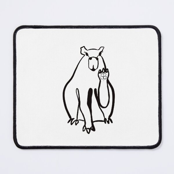 Item preview, Black lucky Capybara designed and sold by Fauraarts.