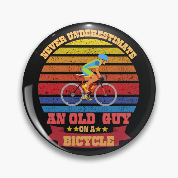 Item preview, Never Underestimate An Old Guy On A Bicycle Cycling designed and sold by Mustaph-Shop.