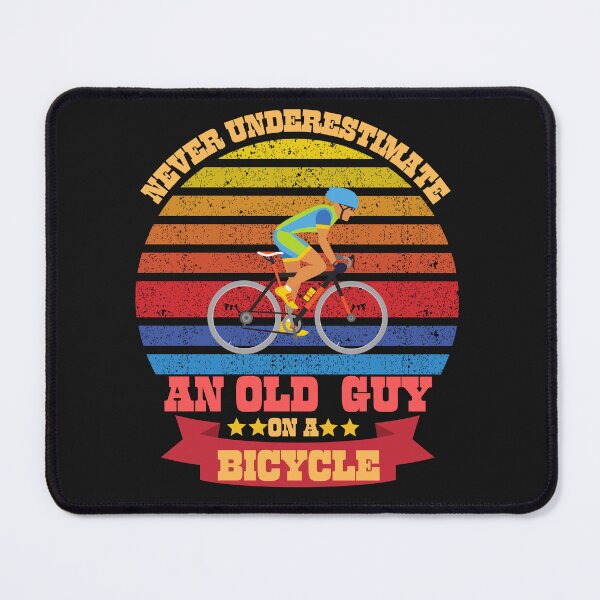 Item preview, Never Underestimate An Old Guy On A Bicycle Cycling designed and sold by Mustaph-Shop.
