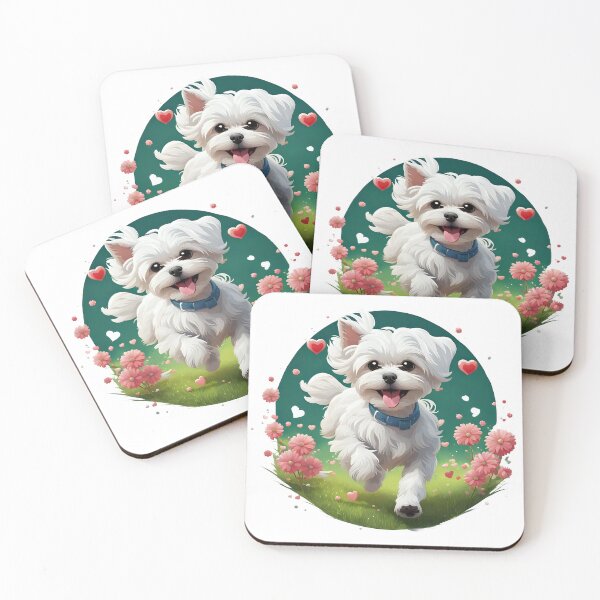 Item preview, Cute playful Maltese dog designed and sold by Kaleddis.