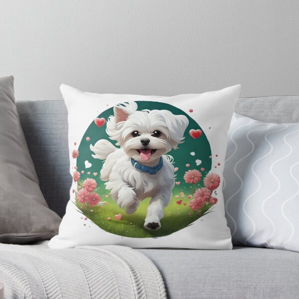 Item preview, Cute playful Maltese dog designed and sold by Kaleddis.