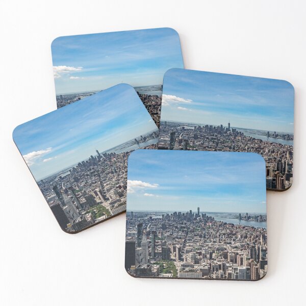 Item preview, View over the skyscrapers New York Manhattan - photo designed and sold by CineWanderlust.