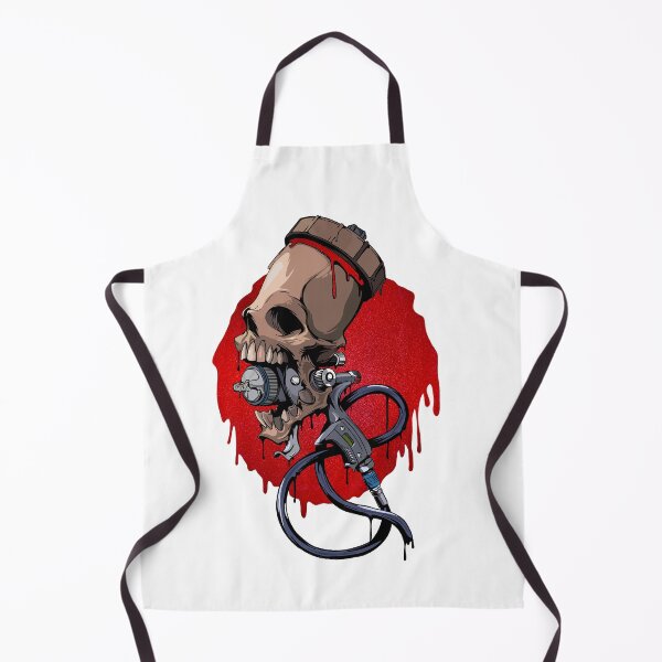 Item preview, Spray Gun Skull designed and sold by OnlyCoolDesigns.