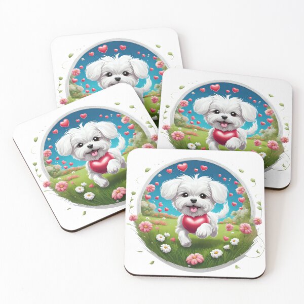 Item preview, Cute playful Maltese dog designed and sold by Kaleddis.