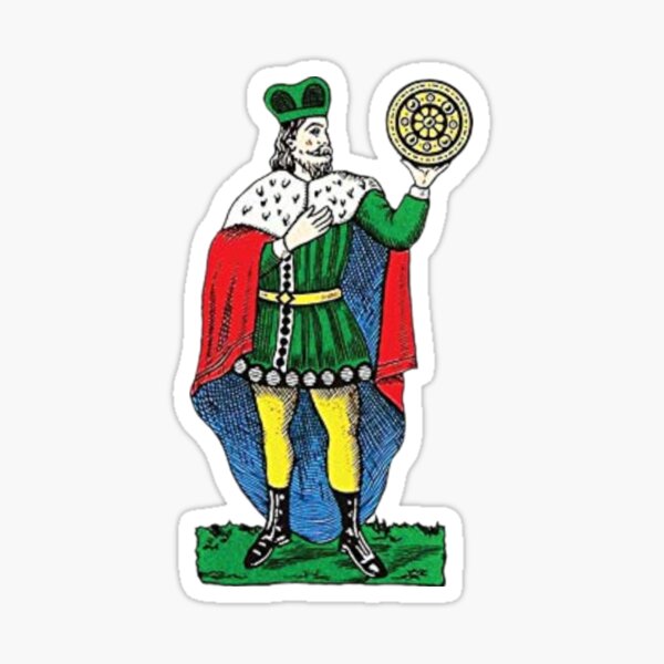 Item preview, Re di denari carte siciliane  designed and sold by MdrawingM.