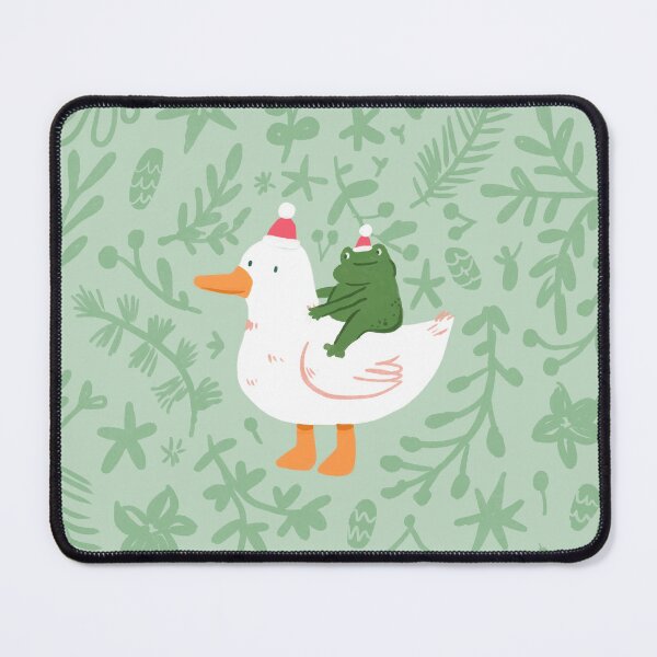 Item preview, Christmas duck and frog designed and sold by kostolom3000.