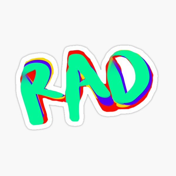 rad Sticker