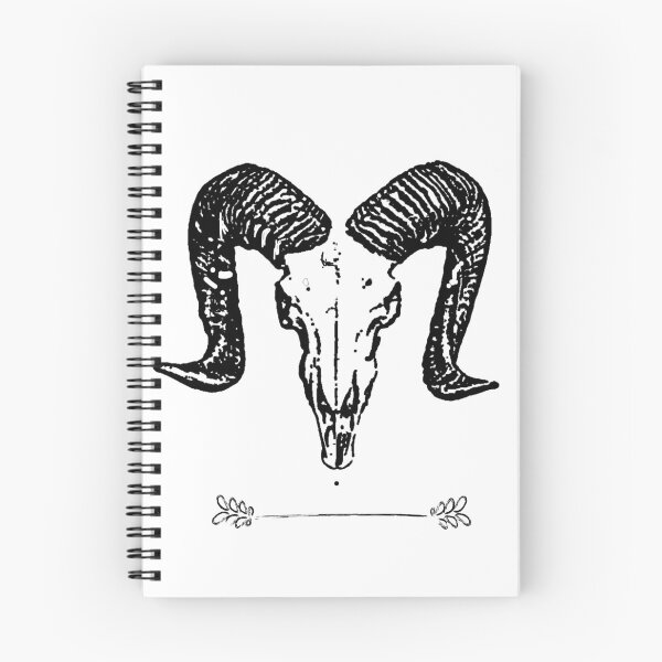 Item preview, Sheep Skull black and white designed and sold by nour ⭐⭐⭐⭐ ⭐.