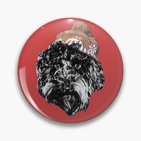 Item preview, Cockapoo in a Winter Hat (Red) designed and sold by LearsInteriors.