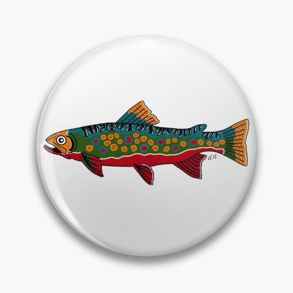 Artikelvorschau, Amerikanischer traditioneller Fisch entworfen und verkauft von ashlynroseartt.