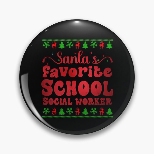 Item preview, Santa's Favorite School Social Worker Funny Christmas Family Matching designed and sold by Be Cool (5.0) ⭐⭐⭐⭐⭐.