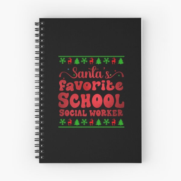 Item preview, Santa's Favorite School Social Worker Funny Christmas Family Matching designed and sold by Be Cool (5.0) ⭐⭐⭐⭐⭐.