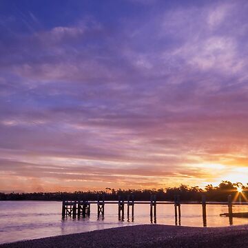 Artwork thumbnail, Squeaking Point Sunset I by Elysian Photography