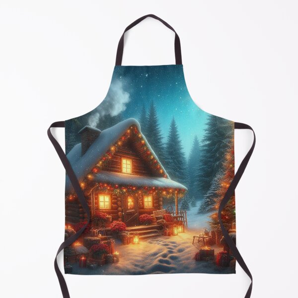 Item preview, Christmas Cabin Traditional Style designed and sold by DoggoTankDesign.