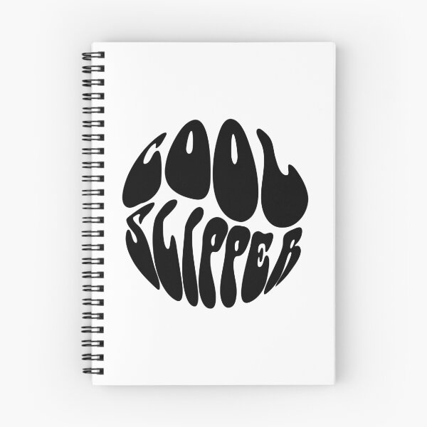 Item preview, Cool Slipper Text Monochrome White designed and sold by Meepuruproject.