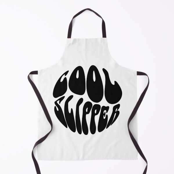 Item preview, Cool Slipper Text Monochrome White designed and sold by Meepuruproject.
