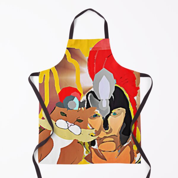 Item preview, A cat striking a pose alongside achilles designed and sold by Olojo.
