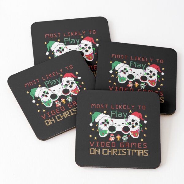 Item preview, Most Likely To Play Video Games On Christmas designed and sold by Mypieceofspace.
