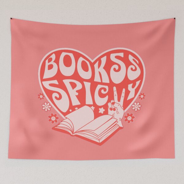 Item preview, Pink heart love books spicy. designed and sold by VieBelieve.