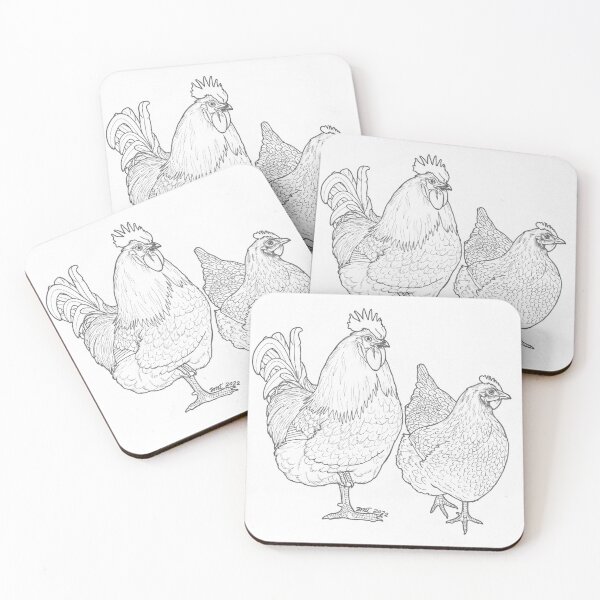 Item preview, Orpington Rooster and Hen designed and sold by StiltonArt.
