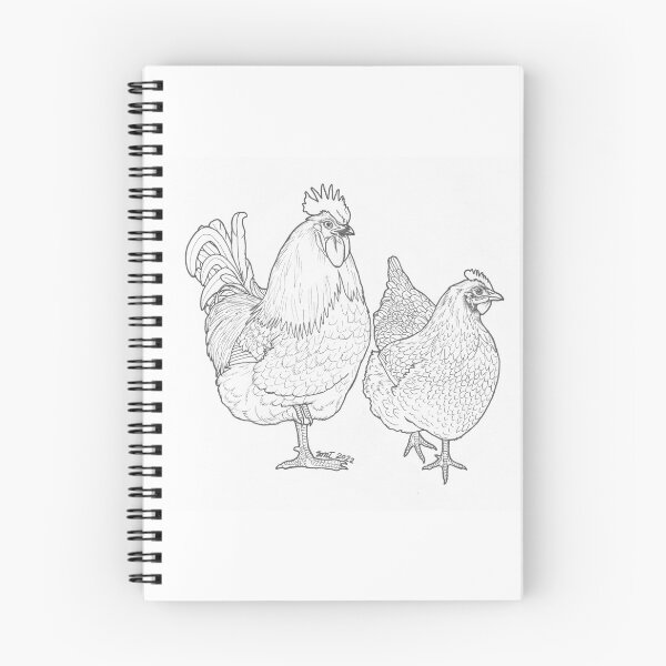 Item preview, Orpington Rooster and Hen designed and sold by StiltonArt.