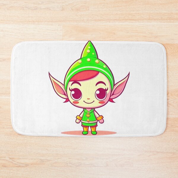 Item preview, Cute Santas Little Helper Kawaii Christmas Elf  designed and sold by SantasHelpers.