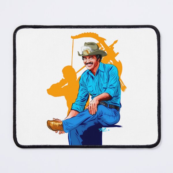 Item preview, Burt Reynolds - An illustration by Paul Cemmick designed and sold by TIGERDAVER.