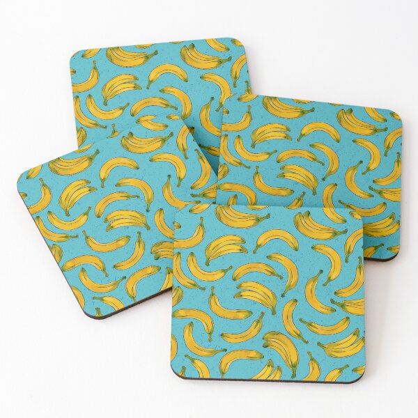 Item preview, Bananas on Blue designed and sold by ArtfulFreddy.