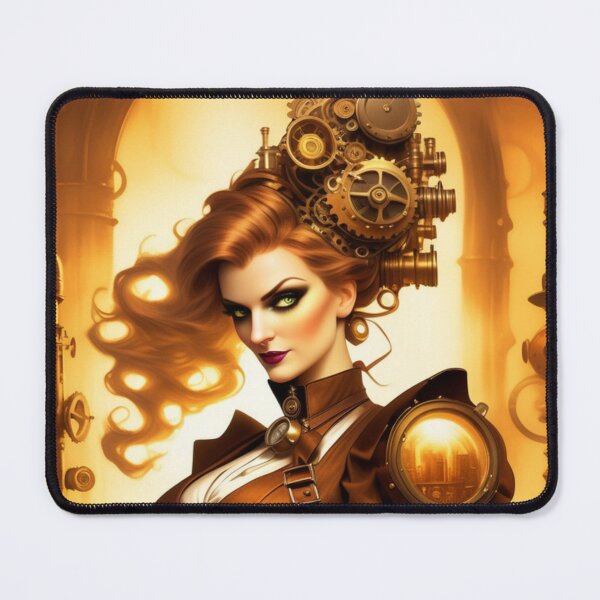 Item preview, Steampunk World - Woman Inventor Victorian Brass and Copper Gadgets Steam Machines designed and sold by Butler in the Home.