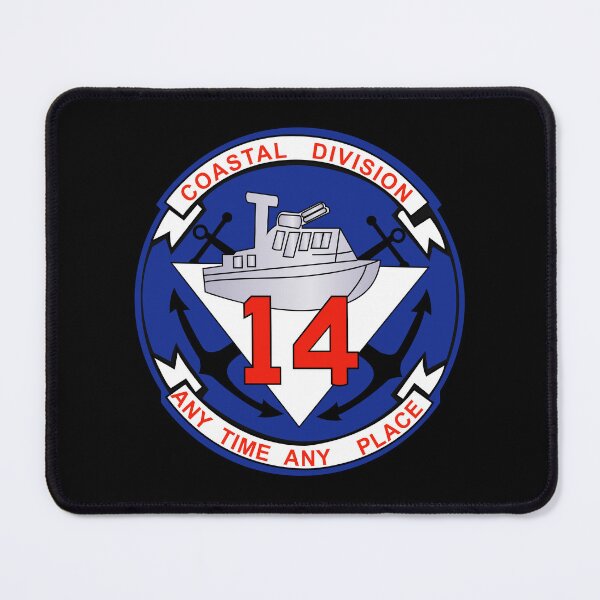 Artikelvorschau, Marine – Vietnam Cbt Vet – Navy Coastal Div 14 wo Txt entworfen und verkauft von Military Insignia Products.