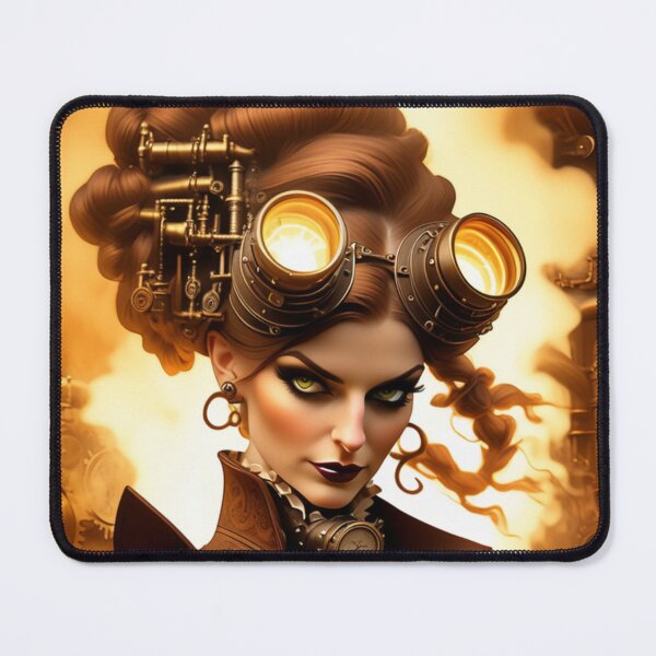 Item preview, Steampunk World - Woman Inventor Victorian Brass and Copper Gadgets Steam Machines designed and sold by Butler in the Home.