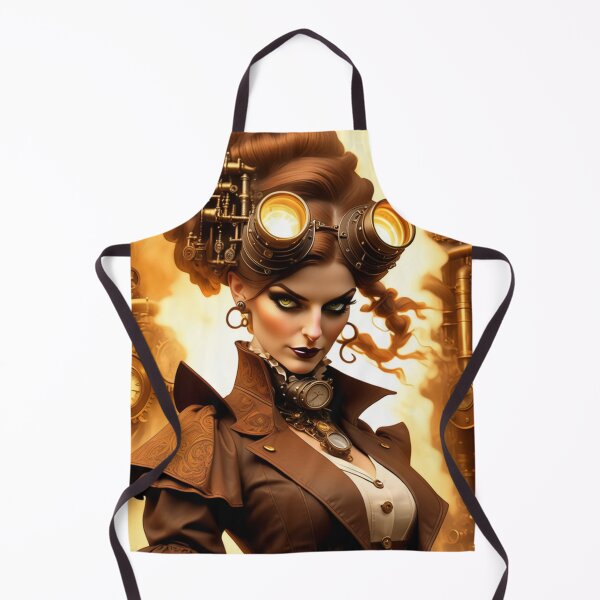 Item preview, Steampunk World - Woman Inventor Victorian Brass and Copper Gadgets Steam Machines designed and sold by Butler in the Home.