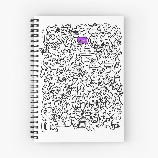 Item preview, Purple doodle  designed and sold by Kirylart.