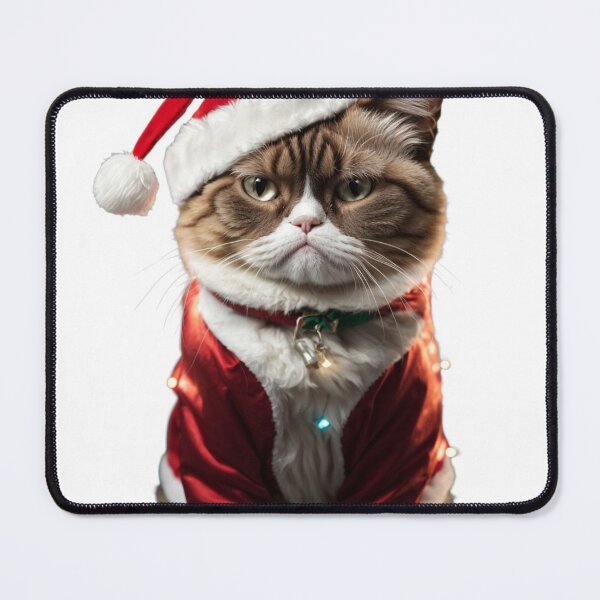 Item preview, Grumpy Christmas Cat designed and sold by ancient-times.