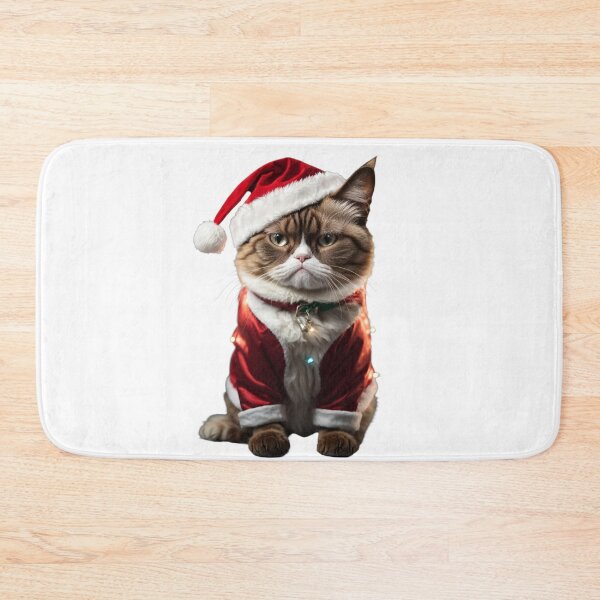 Item preview, Grumpy Christmas Cat designed and sold by ancient-times.