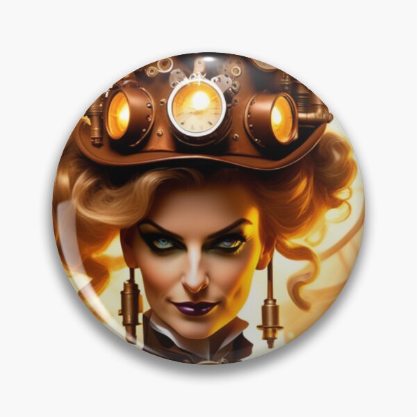 Item preview, Steampunk World - Woman Inventor Victorian Brass and Copper Gadgets Steam Machines designed and sold by Butler in the Home.