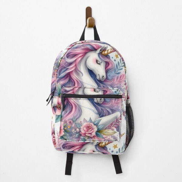 Item preview, Magical Rainbow Unicorn - Unicorn Watercolor Painting designed and sold by Star-Fragment.