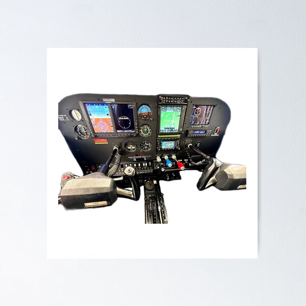 Airplane Cockpit, Private Plane Cock Pit, Plane Instruments