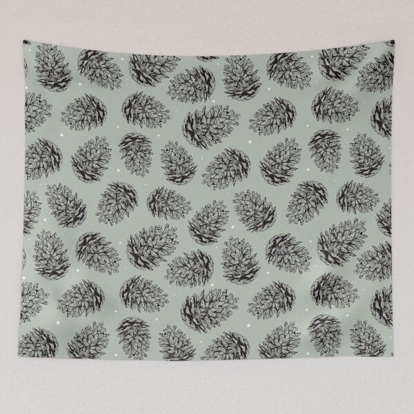 Item preview, Pine cones pattern designed and sold by Avisnanna.