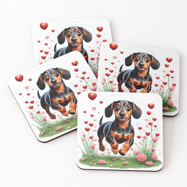 Item preview, Cute playful Dachshund designed and sold by Kaleddis.