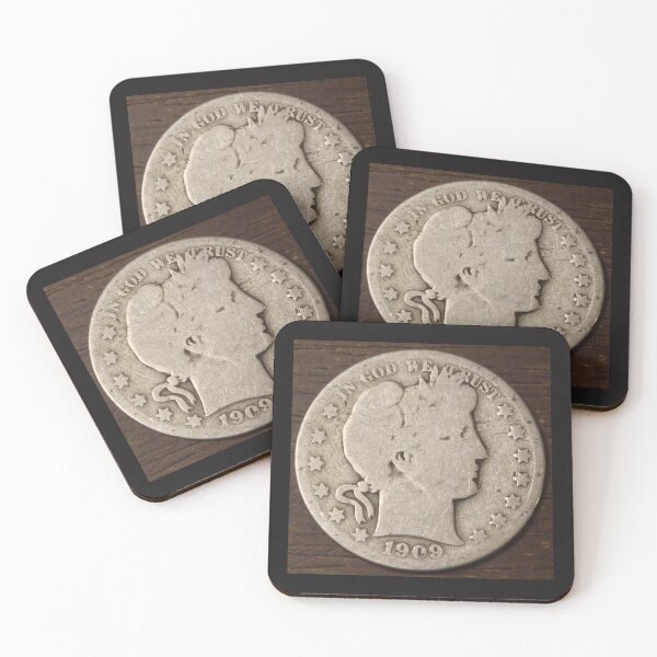 Item preview, 1909 S Barber Half Dollar designed and sold by coinsxcrochet.