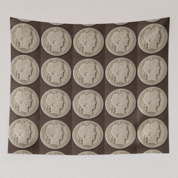 Item preview, 1909 S Barber Half Dollar designed and sold by coinsxcrochet.