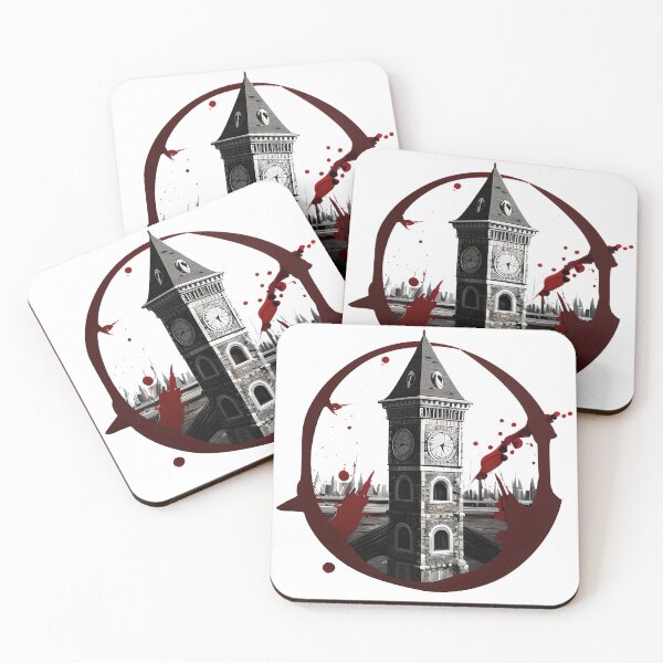 Item preview, A Blood splattered clocktower designed and sold by creative-cub.
