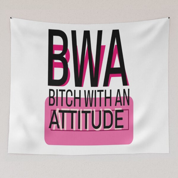 Item preview, BITCH WITH AN ATTITUDE  designed and sold by VintagePeaces.