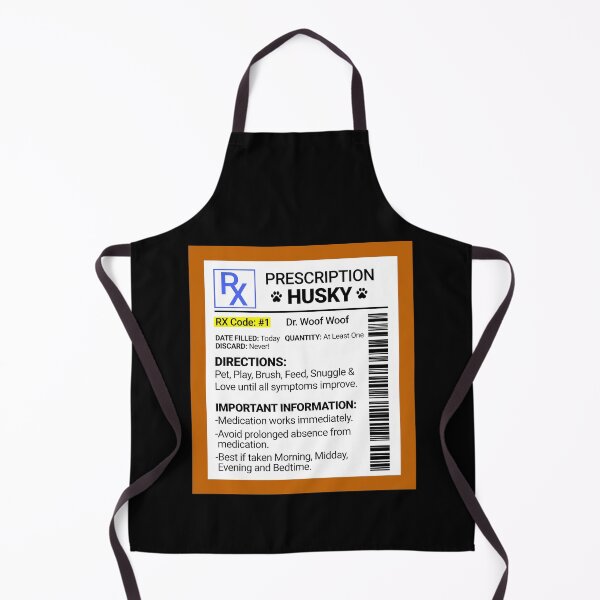 Item preview, RX Prescription Husky Funny Dog Gift designed and sold by Guarddogdrive.
