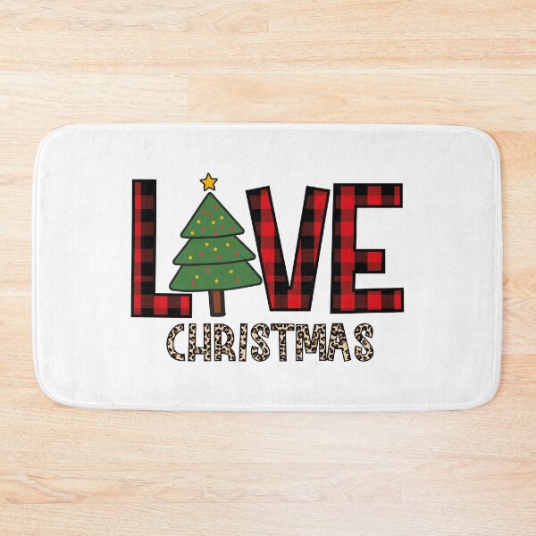 Item preview, Love Christmas, Buffalo Plaid, Christmas Tree and Leopard Print designed and sold by EsteticaVerus.